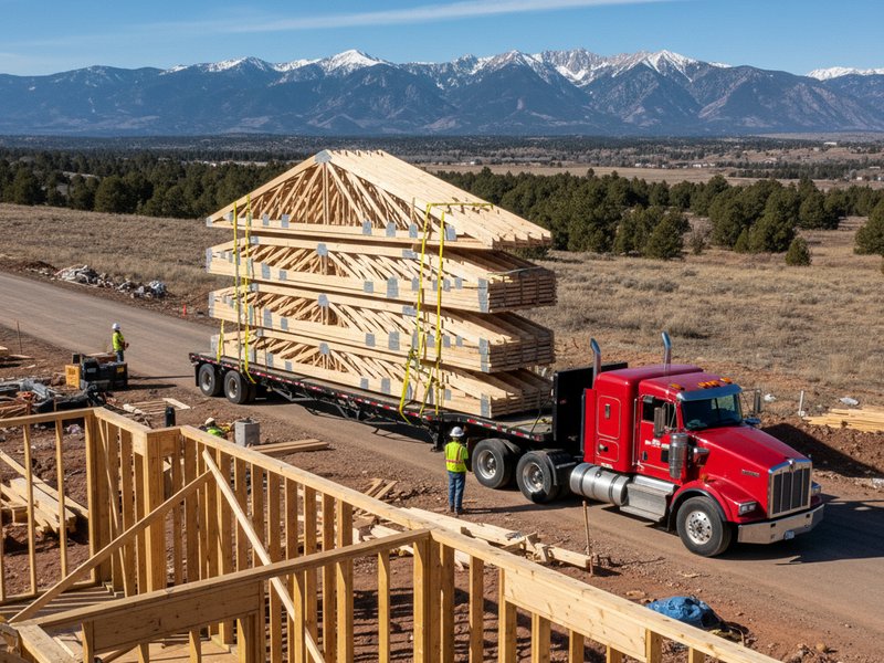 Truss Delivery to Site